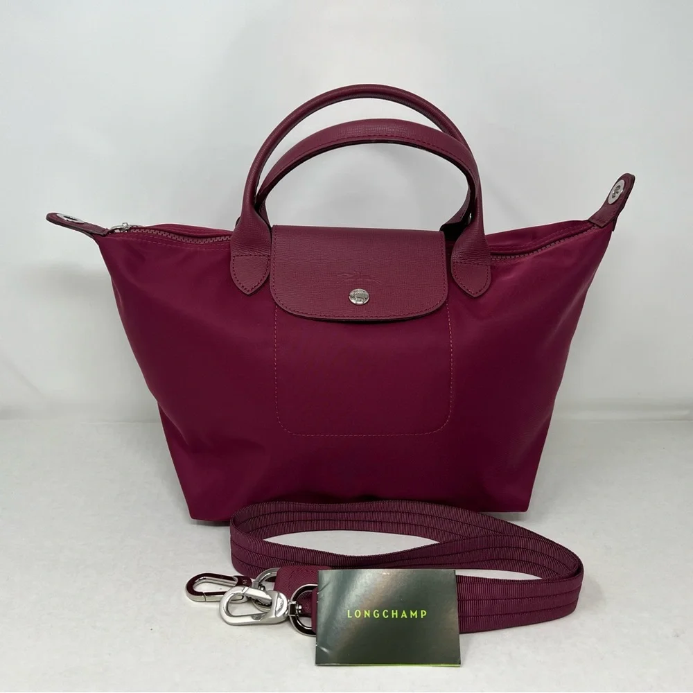 Longchamp Le PLIAGE NEO Small Burgundy- Pink Colour - Picture 1 of 13